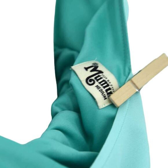 Show Me Your Mumu Women Kendall Maxi Sleeveless Dress Sea Glass Medium - Picture 7 of 7